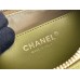 Chanel Hobo lambskin green 19x24x5cm