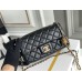 Chanel gold ball 13x20x7cm black lambskin  black