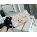 Chanel gold ball 13x20x7cm black lambskin  pink