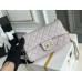 Chanel gold ball 13x20x7cm black lambskin  pink