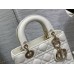 Dior Lady Dior 20cm white