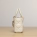 Dior Lady Dior D-Joy 22cm white