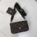 Louis Vuitton FÉLICIE STRAP & GO M80091   17*9.6*3.5cm