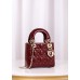 Dior Lady Dior 17cm patent red