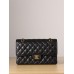 Chanel classic flap 25cm caviar black 