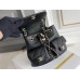 Chanel backpack 17.5x16.5x10cm small caviar