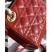 Dior Lady Dior 17cm patent leather