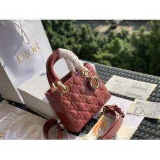 Dior Lady Dior 17cm patent leather