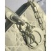 Dior Lady Dior D-Joy  26-13.5-5cm white diamond