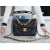 Chanel 24p pearl classic flap 19.5cm  14.5*19.5*7.5cm