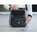 Chanel 24p pearl classic flap 19.5cm  14.5*19.5*7.5cm