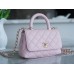 Chanel Mini Coco handle 13×19×9cm pink