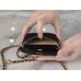 Chanel mini gold ball bag 9.5x10.5x3cm