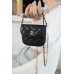 Chanel mini gold ball bag 9.5x10.5x3cm