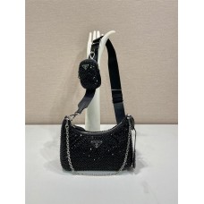 Prada 1BH204 22x16x6cm charm diamond