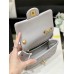 Chanel classic flap mini CF 17cm  flower buckle