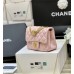 Chanel classic flap mini CF 17cm  flower buckle