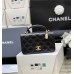 Chanel classic flap with top handle 12*20*8cm