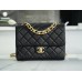 Chanel classic flap 23*17*8cm letter chain