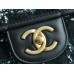 Chanel classic flap high Tweed 31.5*31*9cm