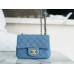 Chanel classic flap Denim 13×18×7cm