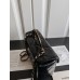 Chanel patent leather box 13.5*19*8cm