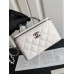 Chanel Vantity case with letter handle 9.5*17*8cm