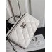 Chanel Vantity case with letter handle 9.5*17*8cm