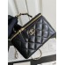 Chanel Vantity case with letter handle 9.5*17*8cm