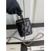 Chanel Vantity case with letter handle 9.5*17*8cm