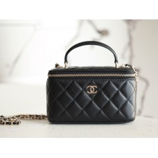 Chanel vanity case 17cm handle