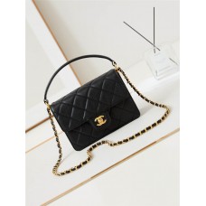 Chanel Classic flap bag with handle 15-20-4cm