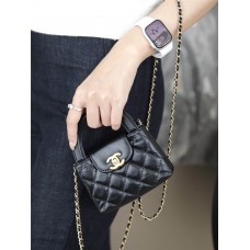 Chanel cluth with chain mini 8.3cm*12.5*4cm kelly 2024 new