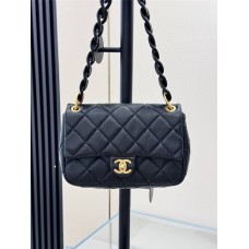 Chanel classic flap bag thick chain 23*15*5cm 2024 new