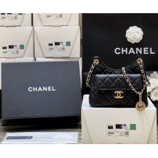 Chanel Small Hobo Bag, 3710, Size 19*17*6cm