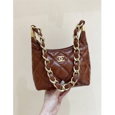 Chanel SMALL HOBO BAG AS4922 Size 22.5*19.5*8.5cm 2024 New