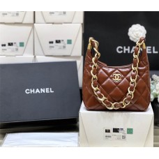 Chanel SMALL HOBO BAG AS4922 Size 22.5*19.5*8.5cm 2024 New