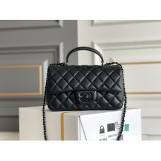 Chanel classic flap with handle 20cm 2024 New