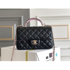 Chanel classic flap with handle 20cm 2024 New