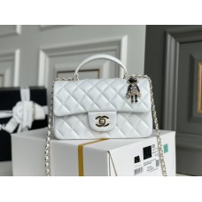 Chanel classic flap with handle 20cm 2024 New