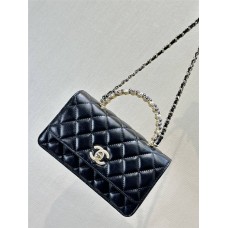 Chanel WOC with handle 18.5cm 2024 New