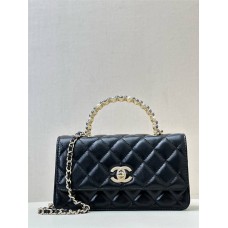 Chanel WOC with handle 18.5cm 2024 New