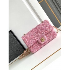 Chanel classic flap  CF 20cm 2024 New Tweed