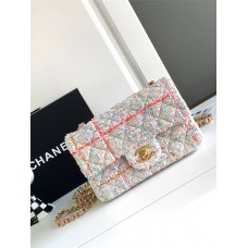 Chanel classic flap  CF 20cm 2024 New Tweed