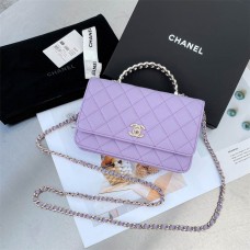 Chanel WOC with handle 19cm 2024 New