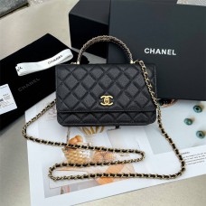 Chanel WOC with handle 19cm 2024 New