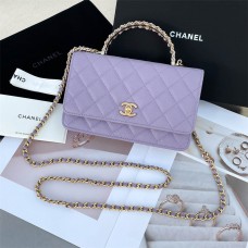 Chanel WOC with handle 19cm 2024 New