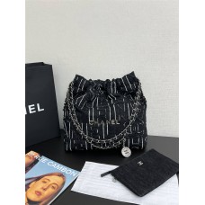 Chanel 22 bag 35cm denim  2024 New