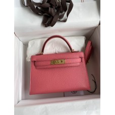 Hermes mini kelly 2  goat leather 19cm 2024 New