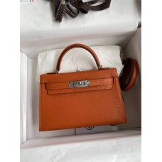 Hermes mini kelly 2  goat leather 19cm 2024 New